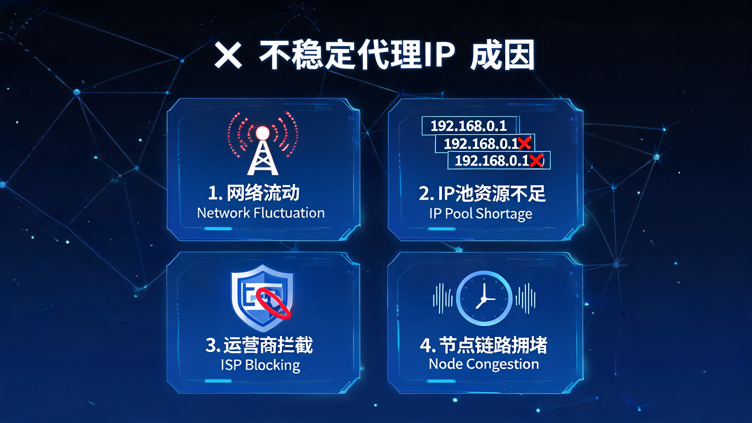 不稳定的代理IP是什么原因？ 